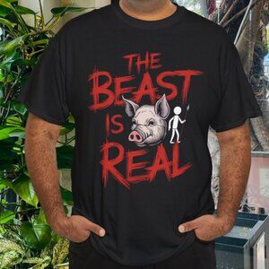 The Beast is Real Lord of the Flies Classic Literary T-Shirt